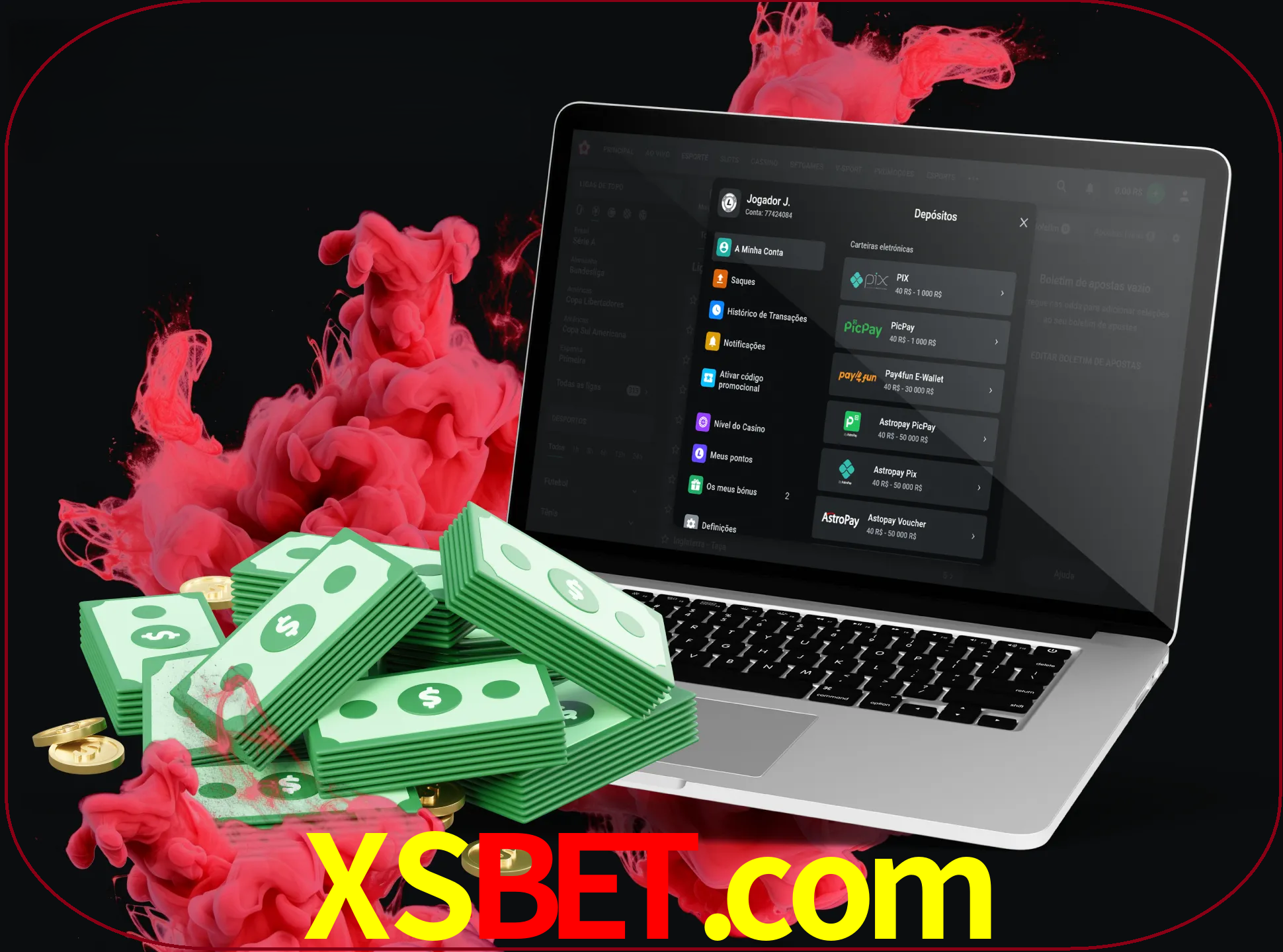 Para efetuar um depósito na sua conta xsbet, basta escolher o método de depósito e especificar o montante.